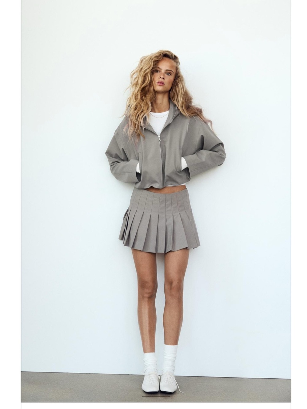 Zara Pleated Mini Skort